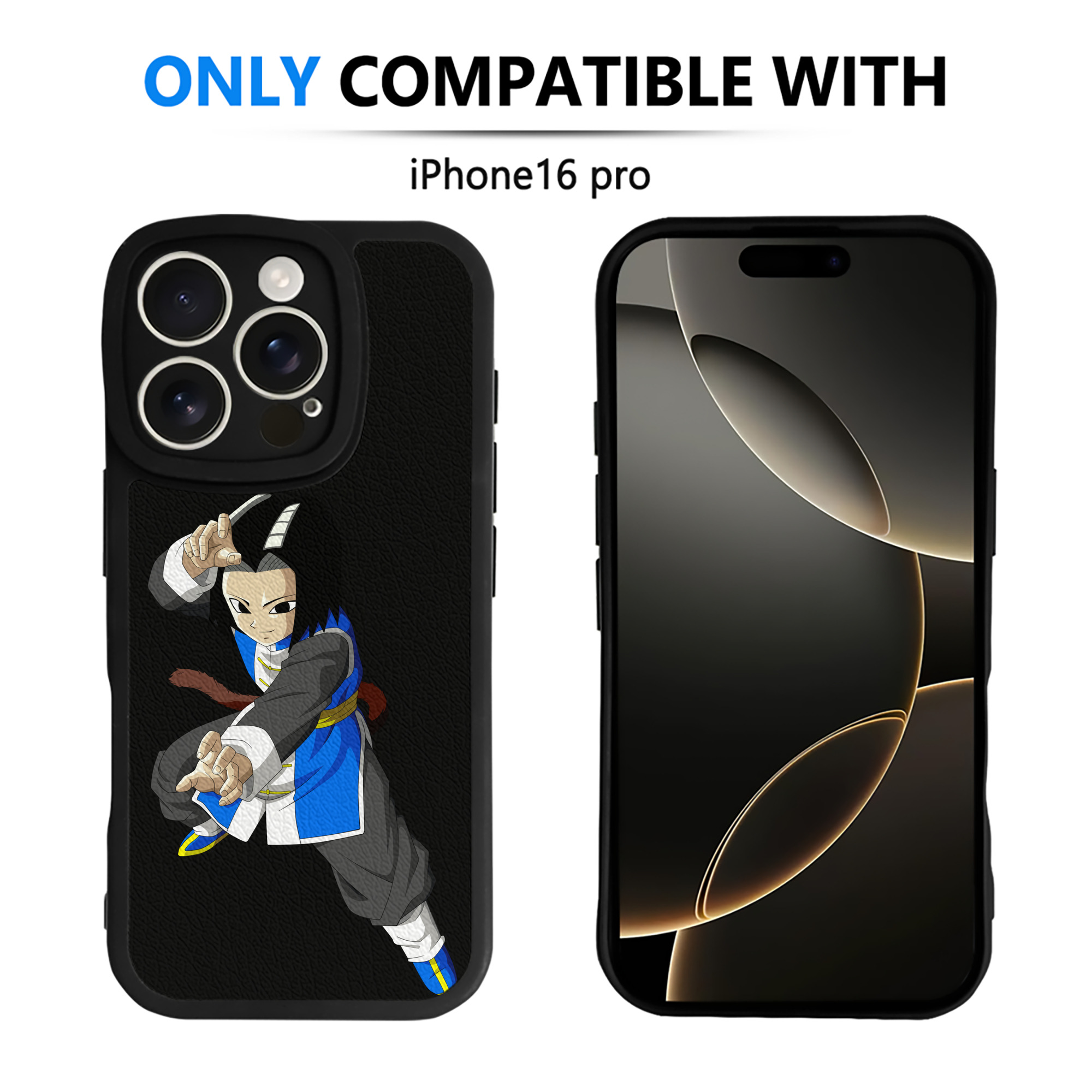 （画像用） ドラゴンボール DRAGON BALL 【iPhone 16シリーズ対応】シリコンスマホケース（レザー調） 材質：シリコン